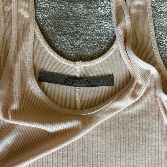 Enza Costa Silk Rib Tank MIDI Dress Sz XS - Picture 5 of 5